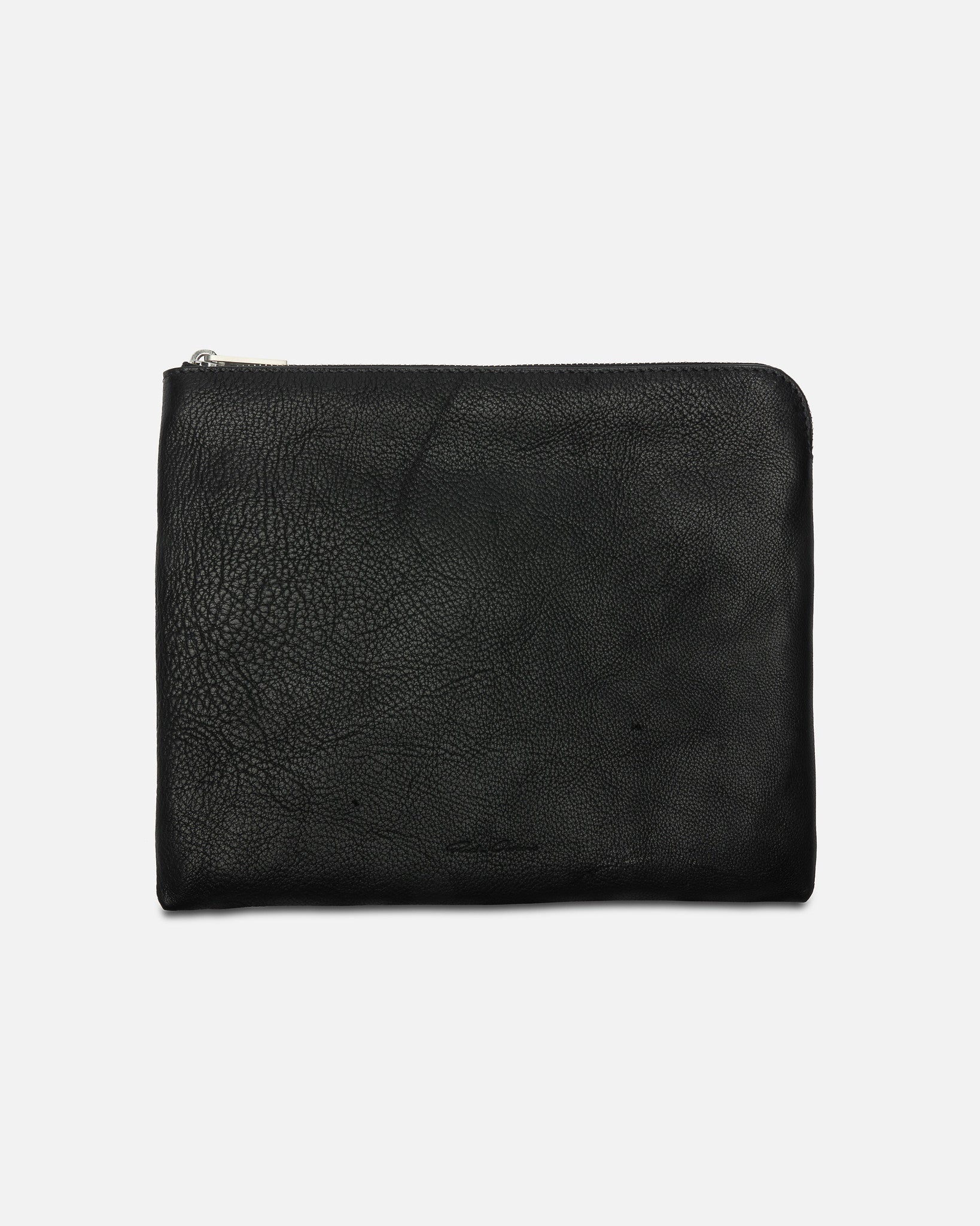 Leather Travel Liquid Bag In Black Rick owens оригінал – Купити в Україні – боковий вид