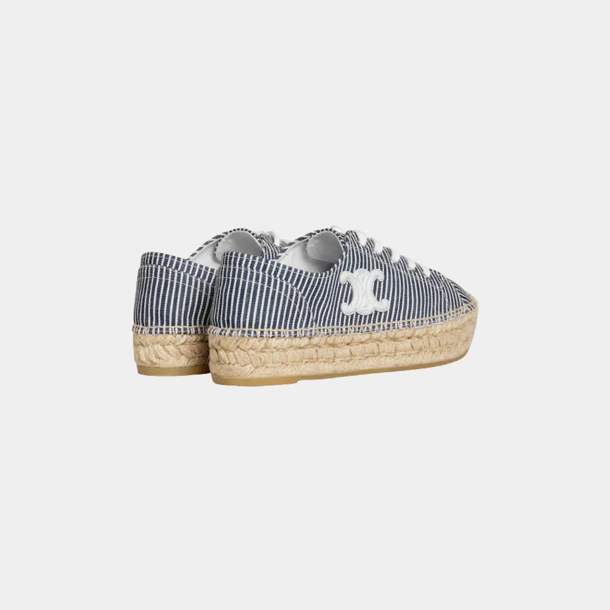 Оригінальна Les Espadrilles Celine Lace-Up In Oshkosh Canvas And Calfskin Celine – детальний вид