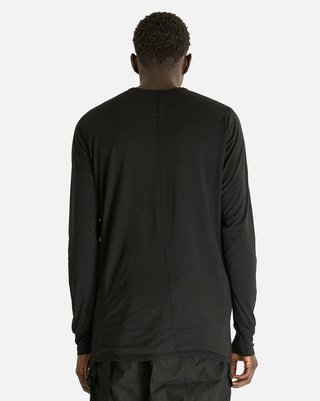 Оригінальна Level Long Sleeve T In Black Rick owens – детальний вид