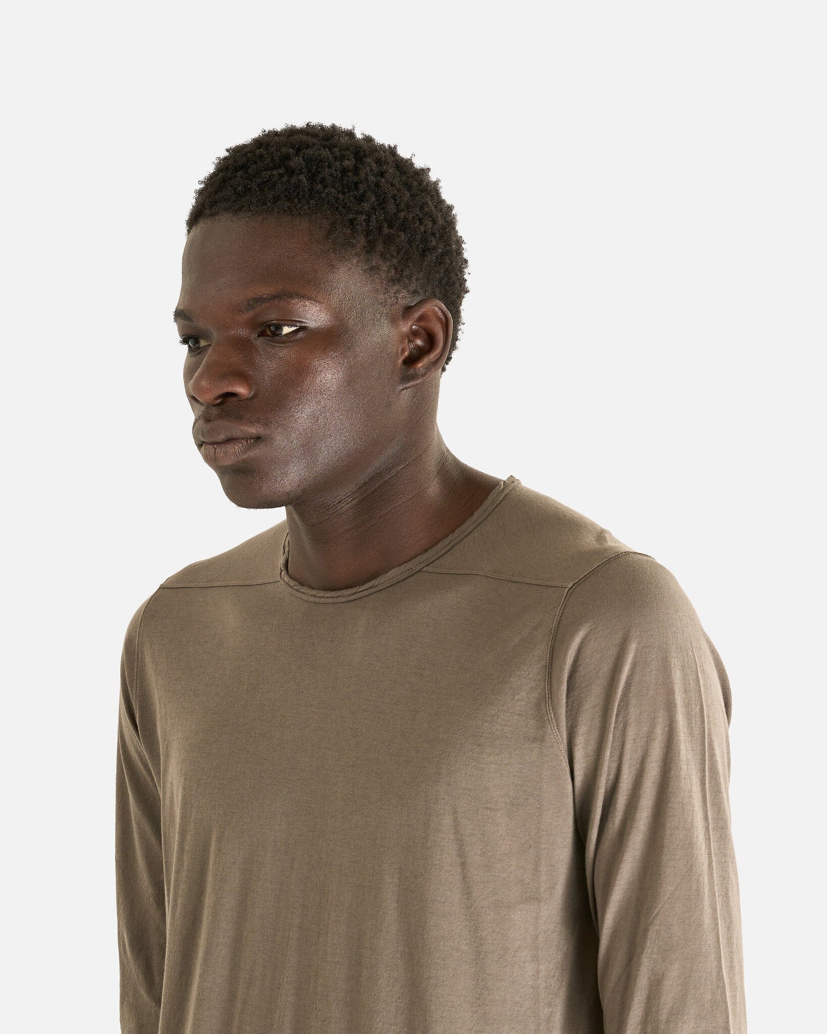 Level Long Sleeve T In Dust Rick owens – Гарантія оригінальності – збільшений вид