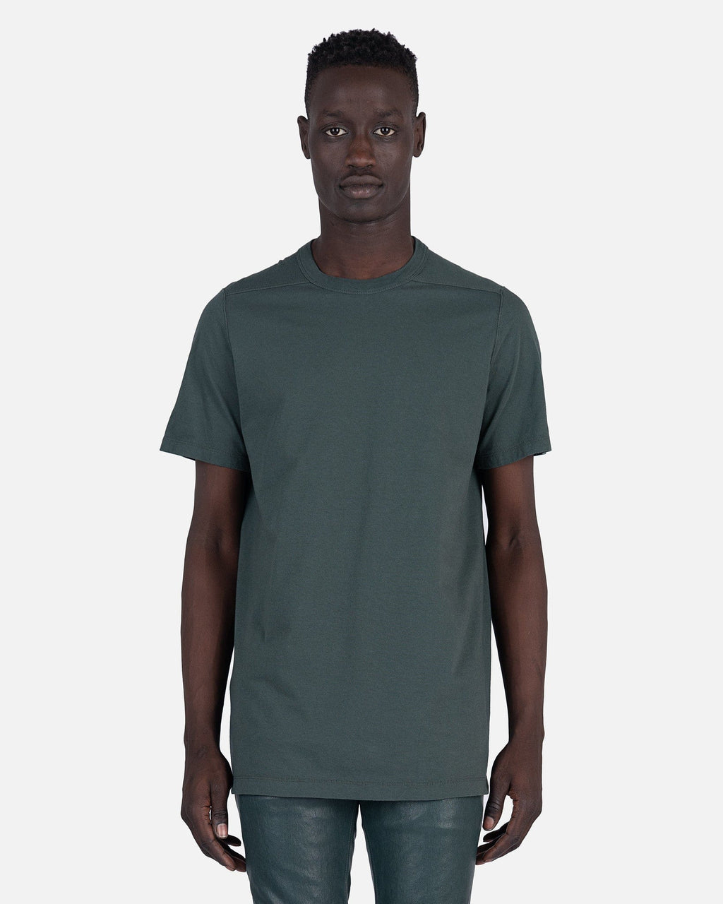 Оригінальна Level T-Shirt In Teal Rick owens – боковий вид