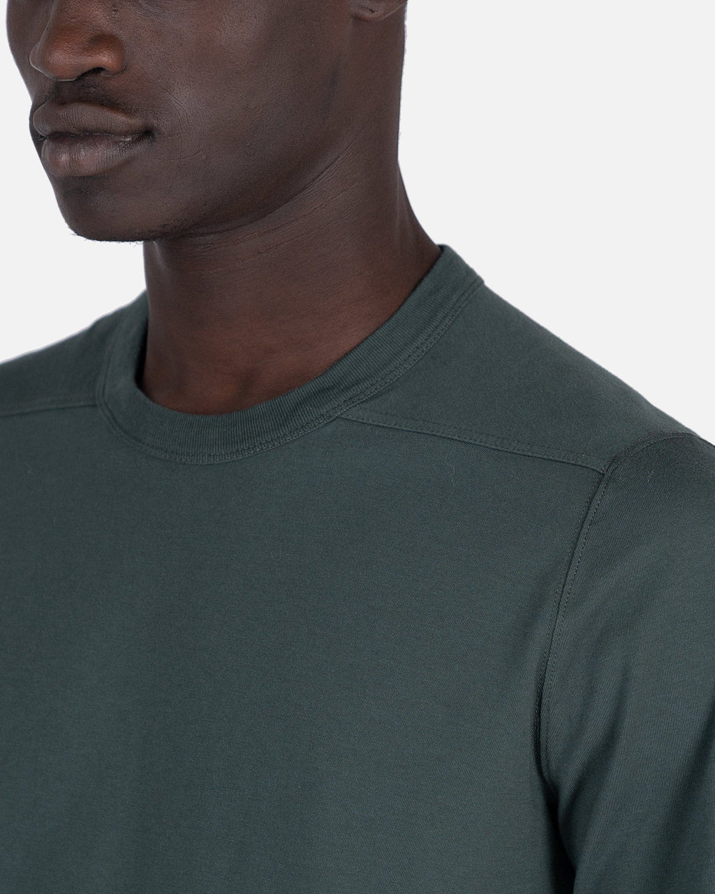 Оригінальна Level T-Shirt In Teal Rick owens – збільшений вид