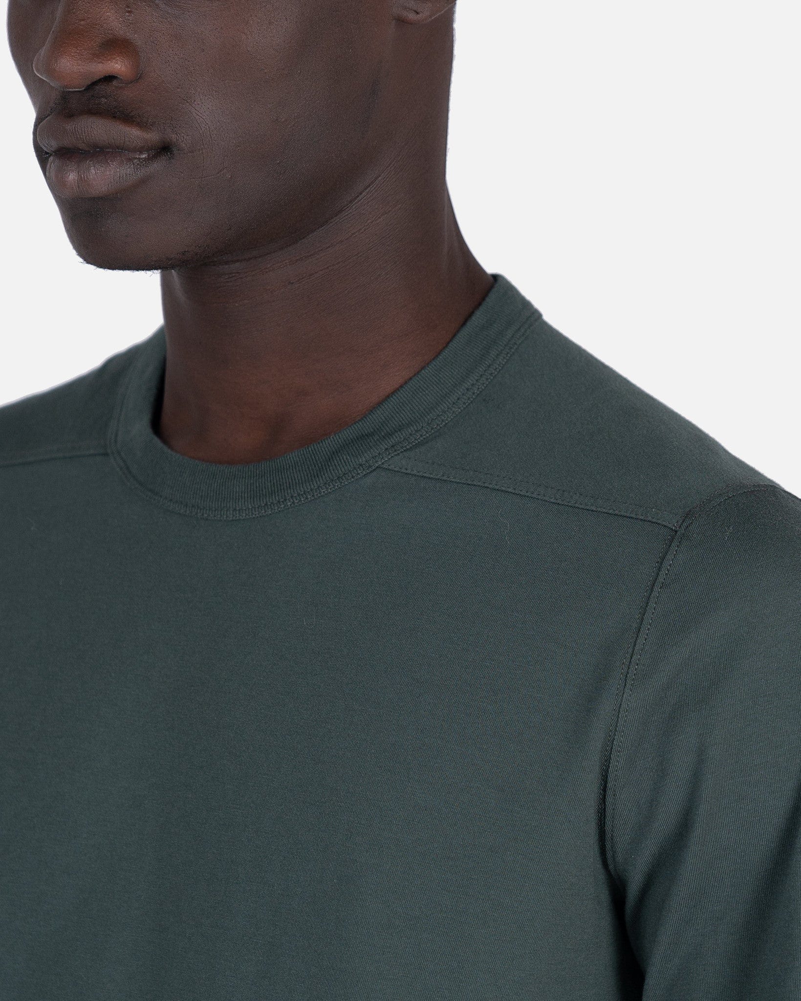 Оригінальна Level T-Shirt In Teal Rick owens – збільшений вид