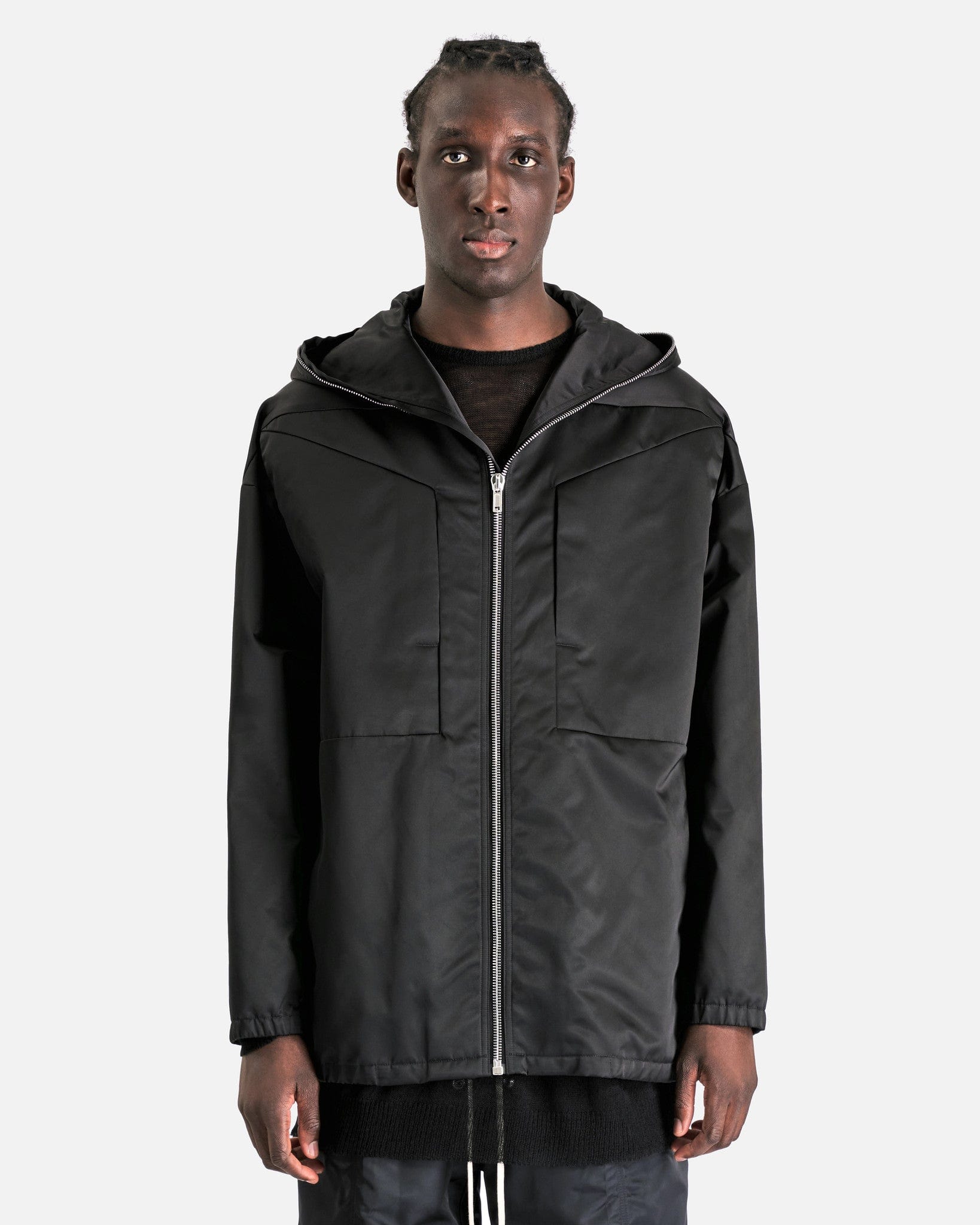 Lido Hoodie In Black Rick owens оригінал – Купити в Україні – боковий вид