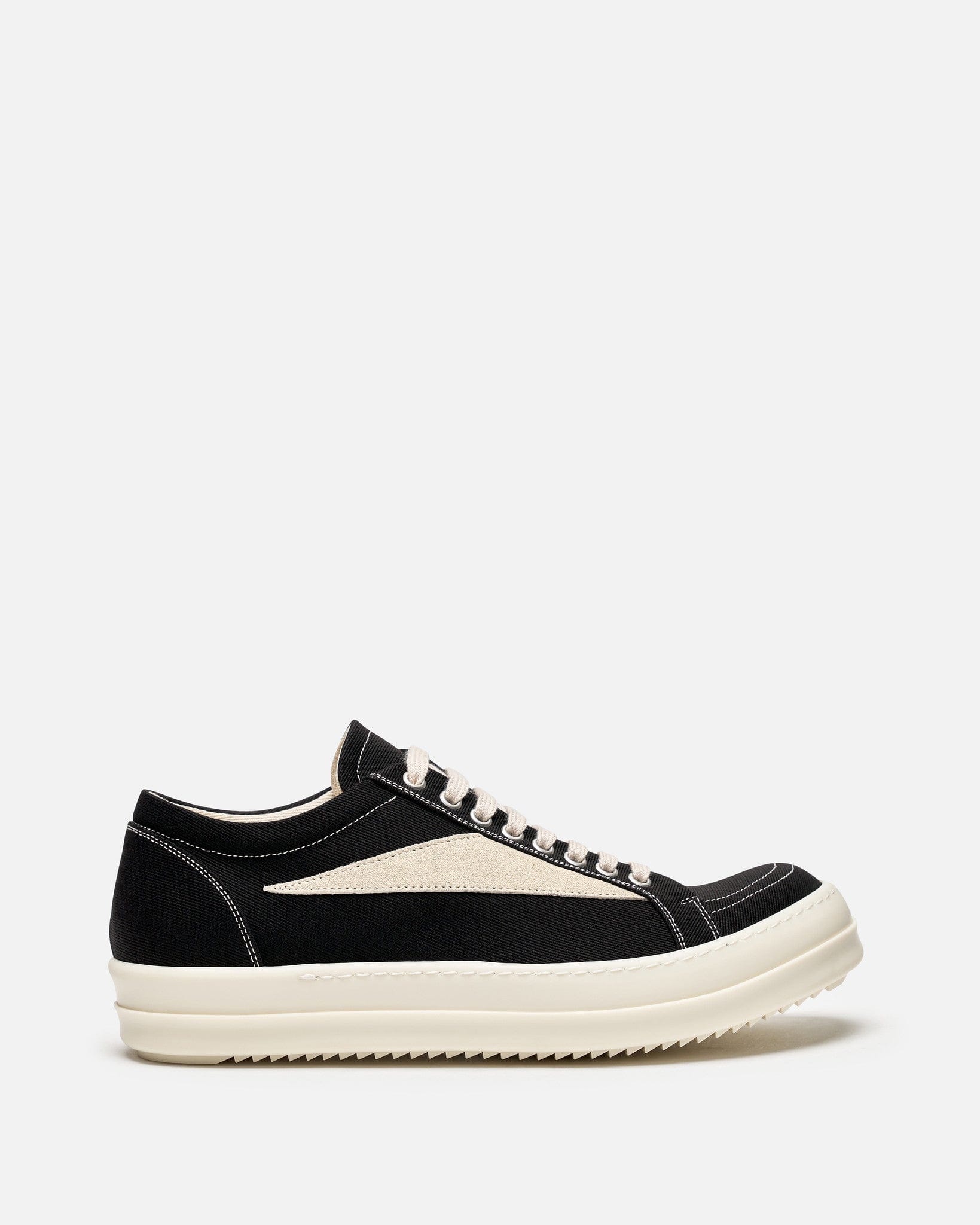 Оригінальна Lido Vintage Sneakers In Black Rick owens – боковий вид