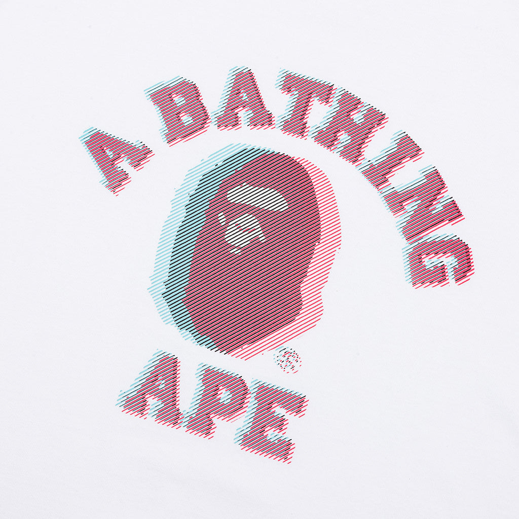 Glitch Art College College Tee A bathing ape оригінал – Купити в Україні – детальний вид