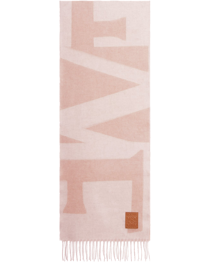 Оригінальна Cashmere Jacquard Logo Scarf Loewe