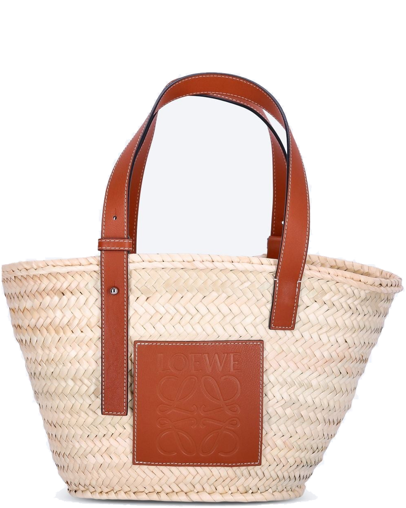 Palm Leaf Leather Classic Basket Medium Loewe – Гарантія оригінальності