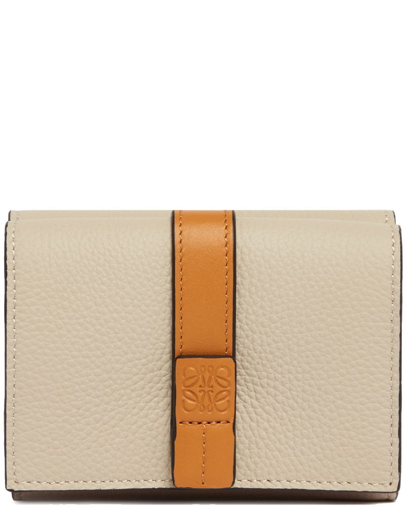 Оригінальна Beige Leather Trifold Wallet Loewe