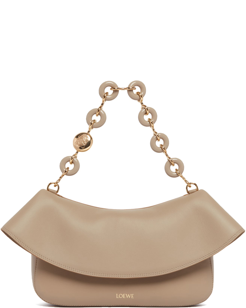 Beige Medium Ola Leather Bag Loewe оригінал – Купити в Україні