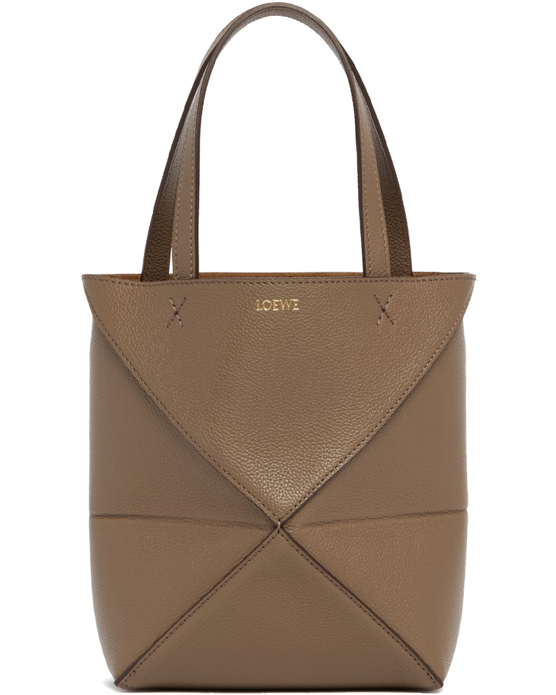 Beige Mini Puzzle Fold Tote Bag Loewe – Гарантія оригінальності