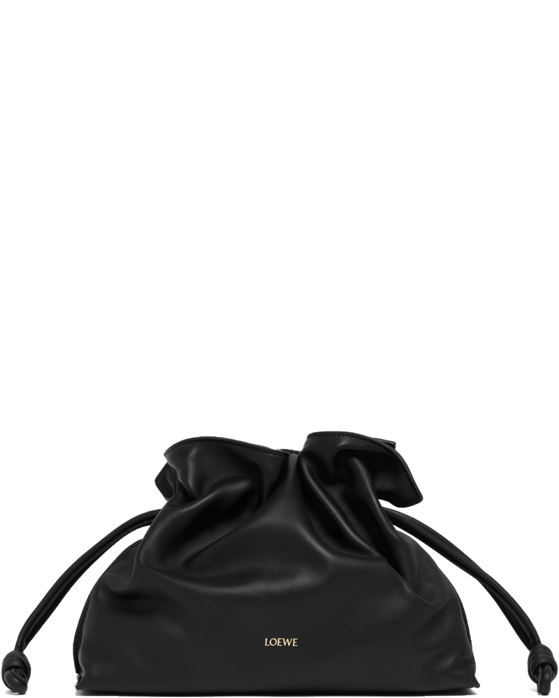 Black Medium Flamenco Clutch Bag Loewe – Гарантія оригінальності