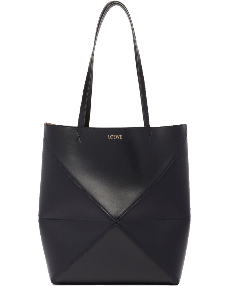 Black Medium Puzzle Fold Tote Loewe – Гарантія оригінальності