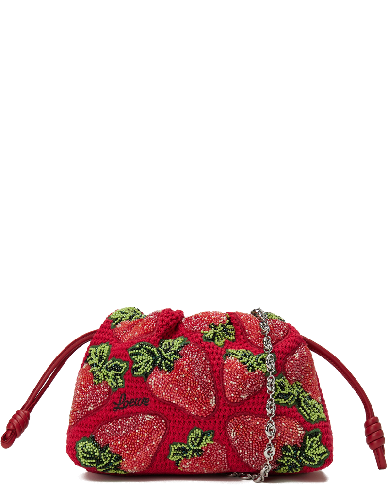 Flamenco Beaded Crochet Mini Clutch Loewe оригінал – Купити в Україні