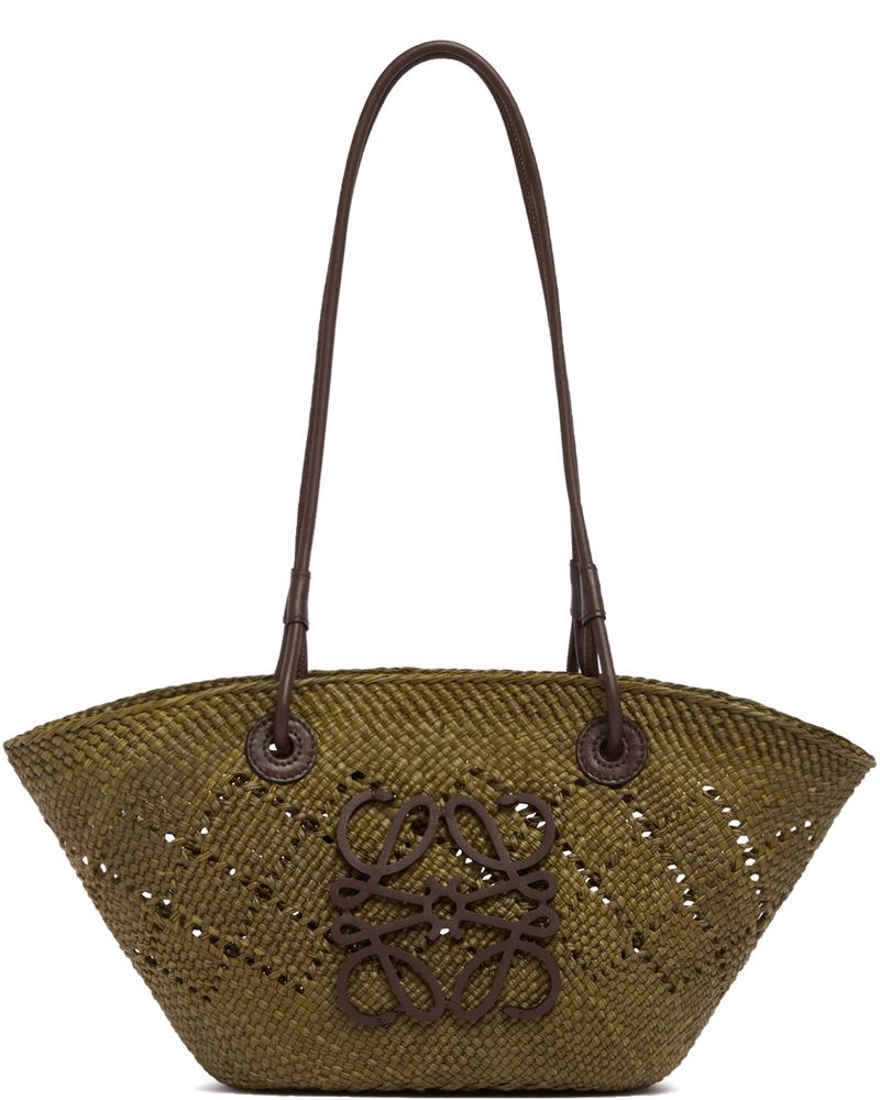 Green Small Basket Anagram Bag Loewe – Гарантія оригінальності