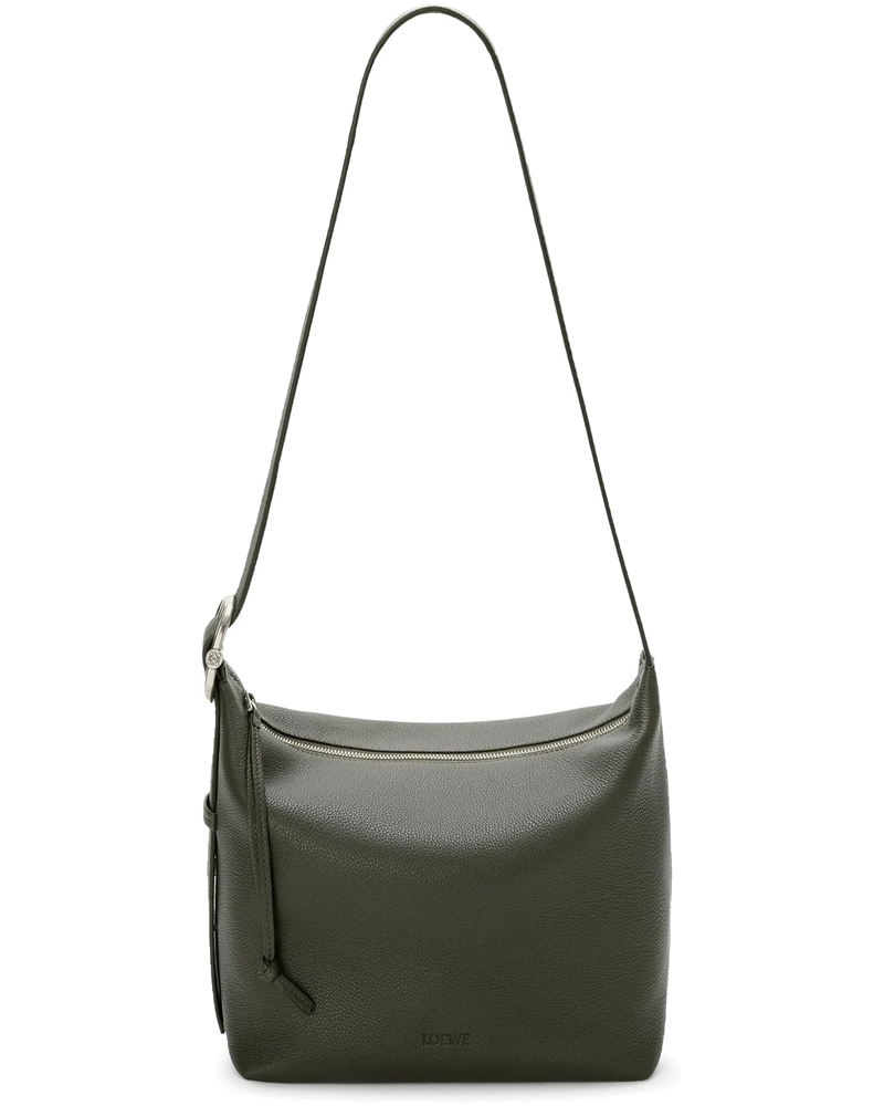 Hobo Loop Bag In Grained Calfskin Leather Loewe оригінал – Купити в Україні