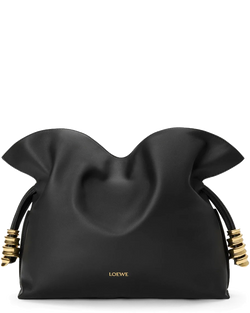 Оригінальна Medium Coil Flamenco Clutch Bag In Calfskin Nappa Loewe