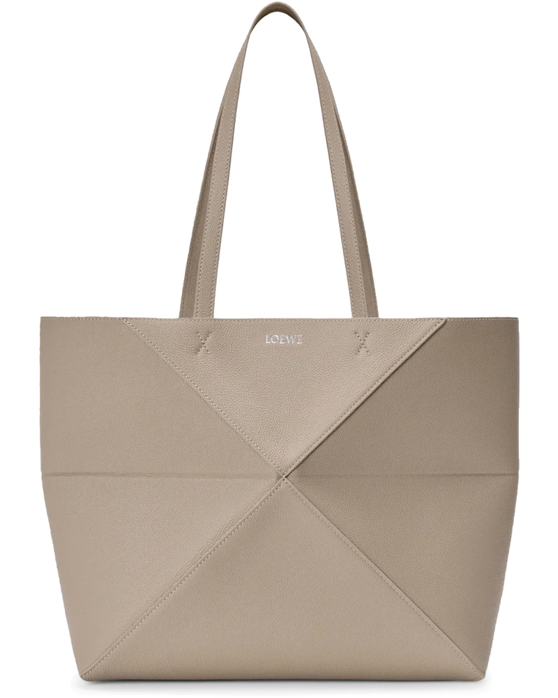 Medium Puzzle Fold Horizontal Tote Bag In Grained Calfskin Loewe – Гарантія оригінальності