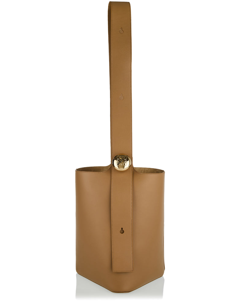Pebble Medium Leather Bucket Bag Loewe оригінал – Купити в Україні