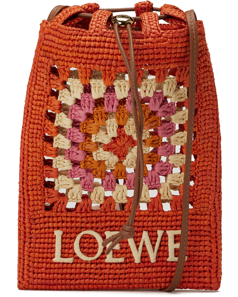 Оригінальна Drawstring Raffia Pocket Loewe