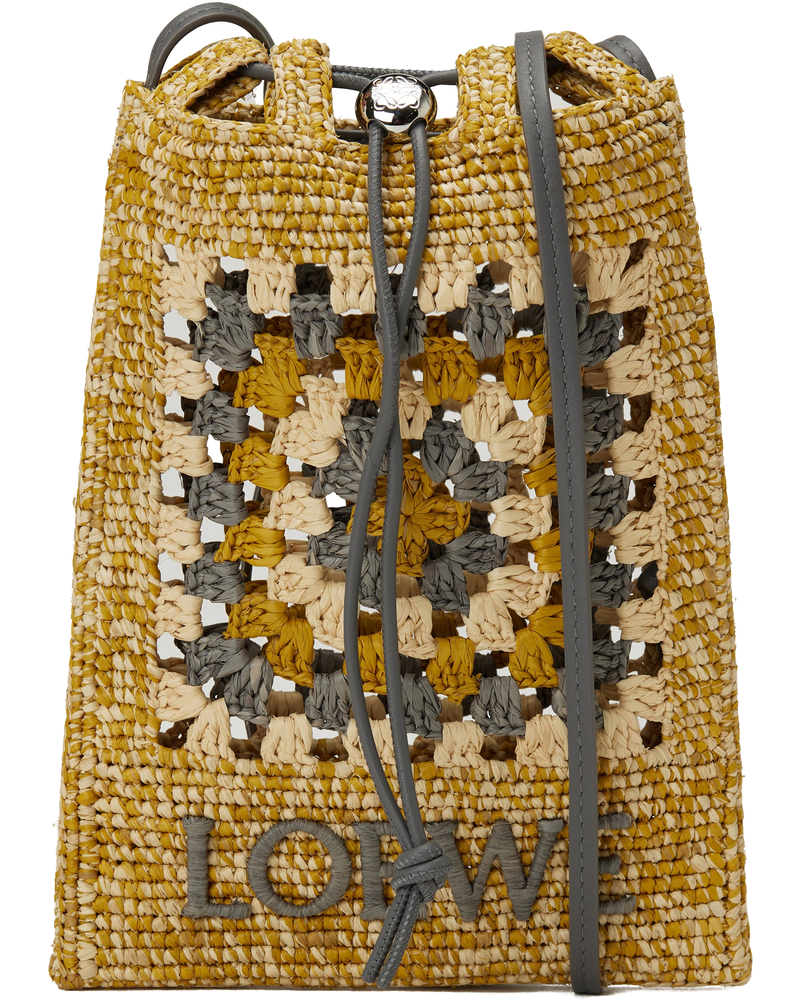Оригінальна Drawstring Raffia Pocket Loewe