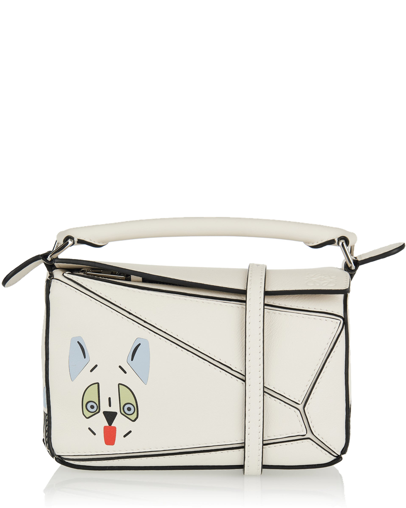 Оригінальна Futurist Cat Mini Puzzle Leather Bag Loewe