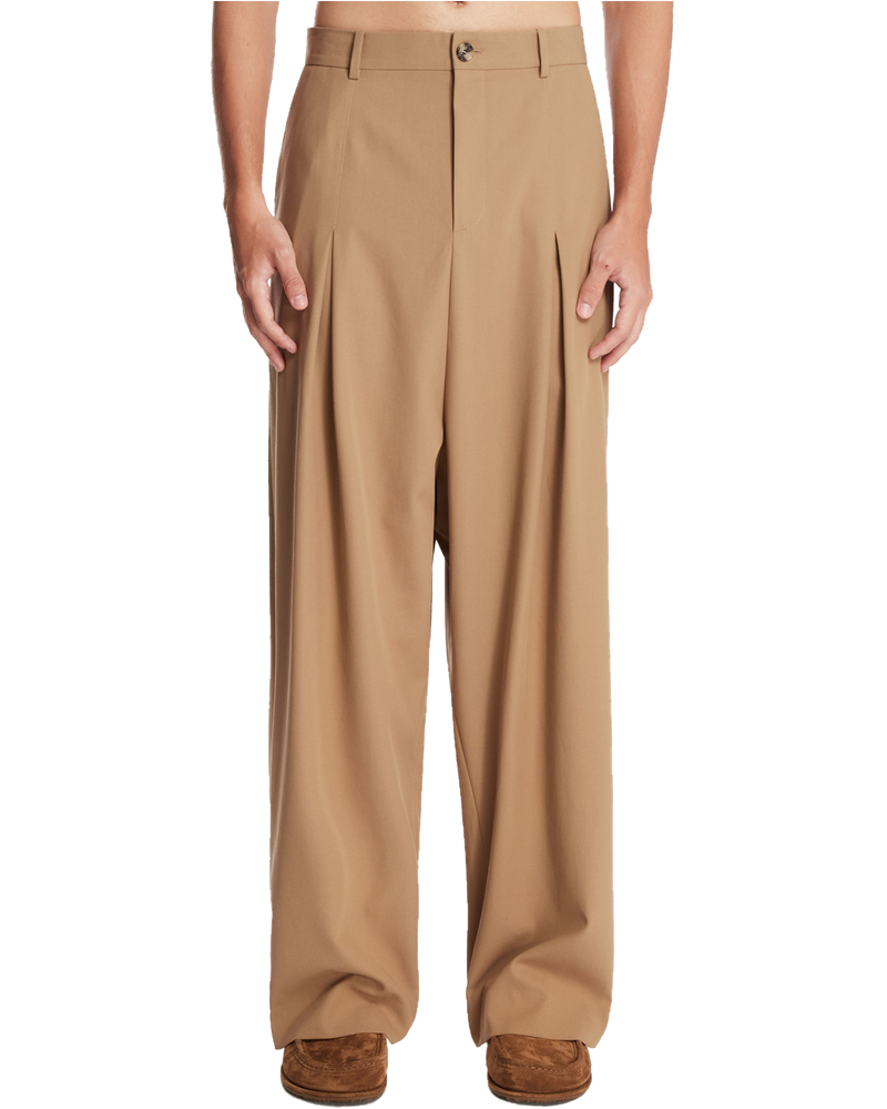 Beige Cotton Wide-Leg Pants Loewe – Гарантія оригінальності
