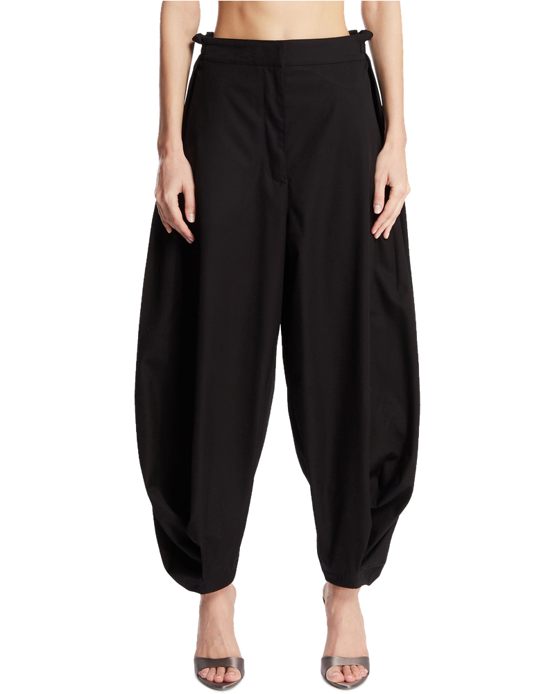 Black Cotton And Silk Balloon Pants Loewe – Гарантія оригінальності