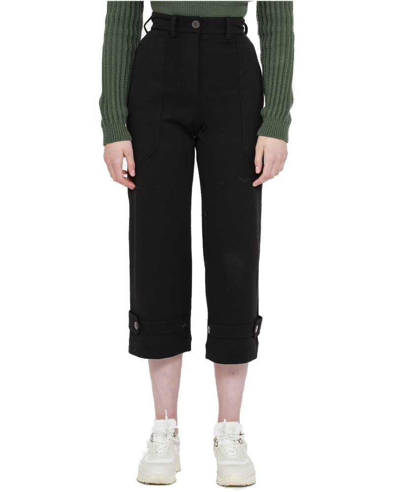 Black Stretch Cropped Pants Loewe – Гарантія оригінальності
