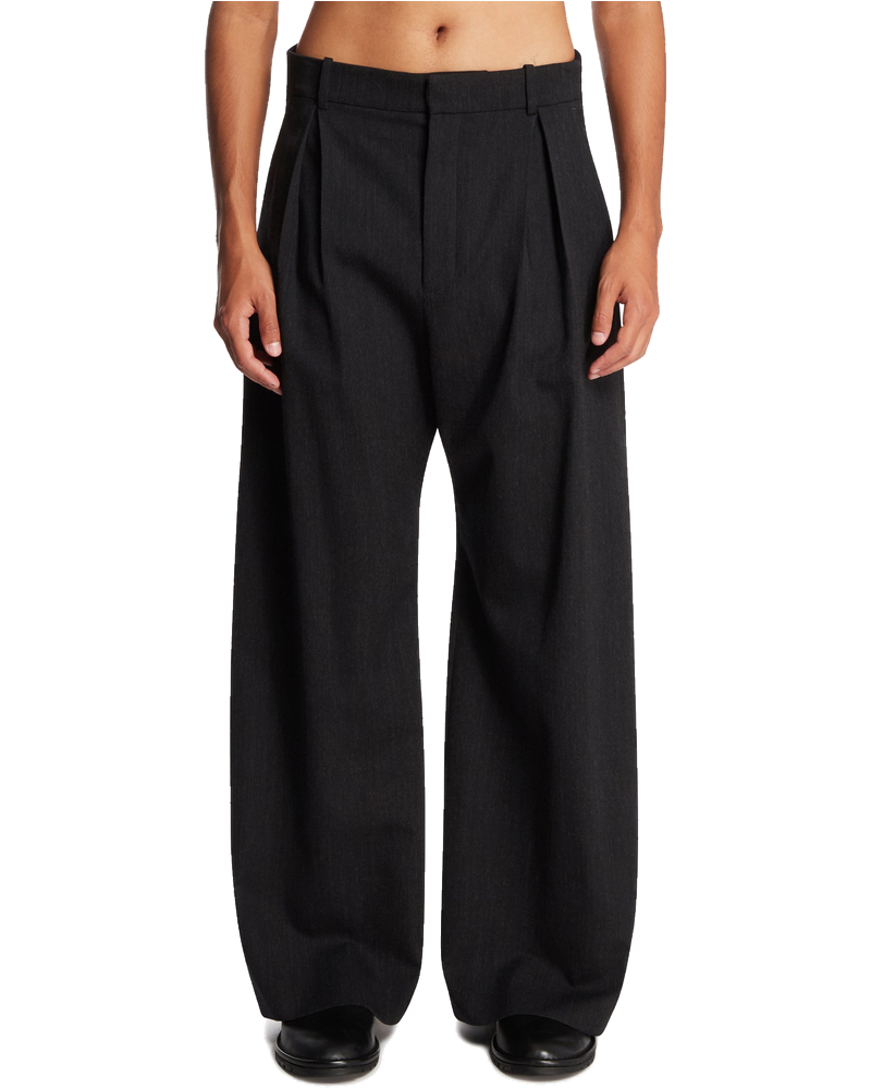 Оригінальна Brown Wool Barrel Trousers Loewe