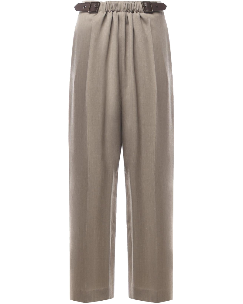 Оригінальна Pantaloni Con Cintura In Lana Loewe