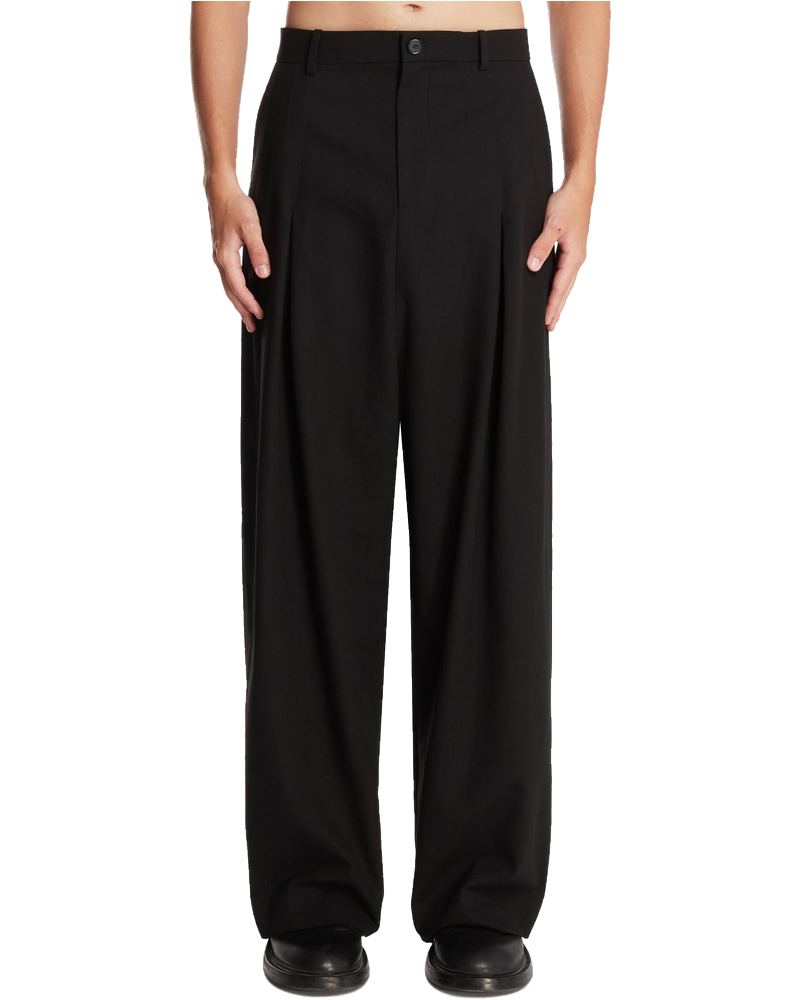 Оригінальна Green Wool Drawstring Trousers Loewe