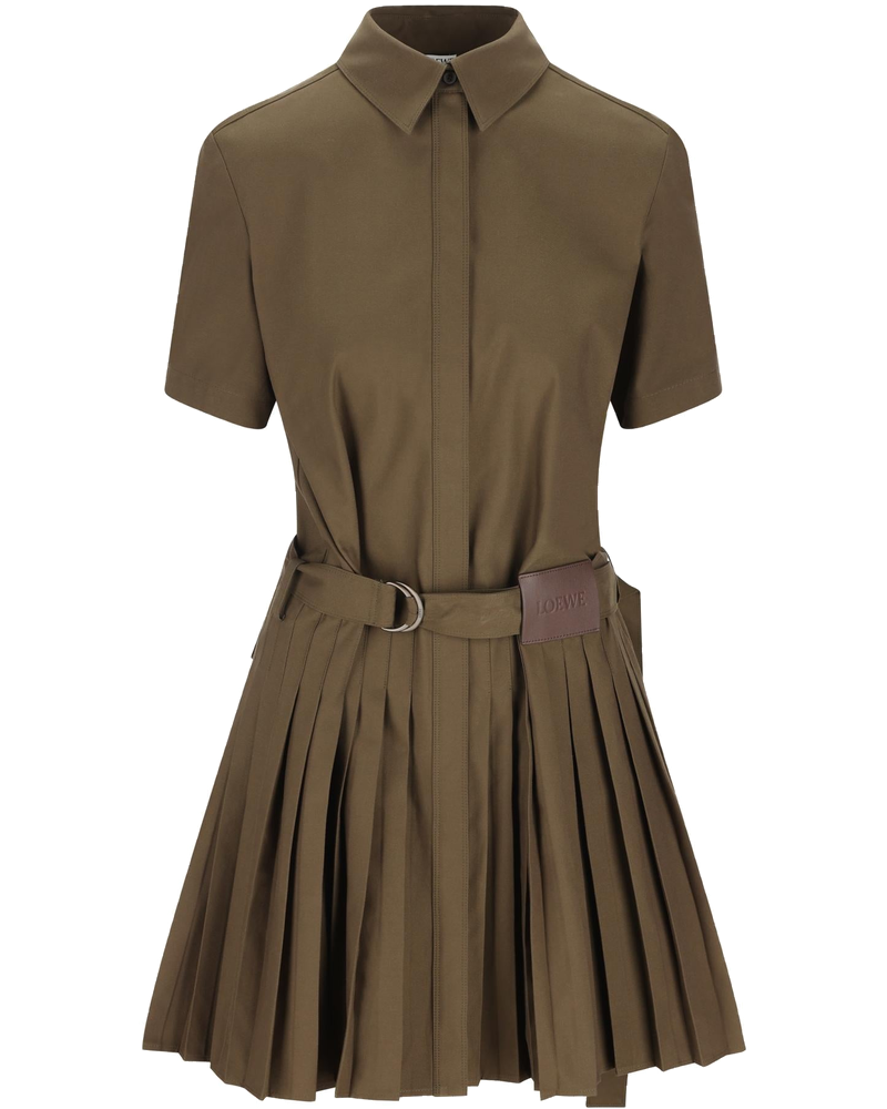Pleated Cotton Dress Loewe – Гарантія оригінальності