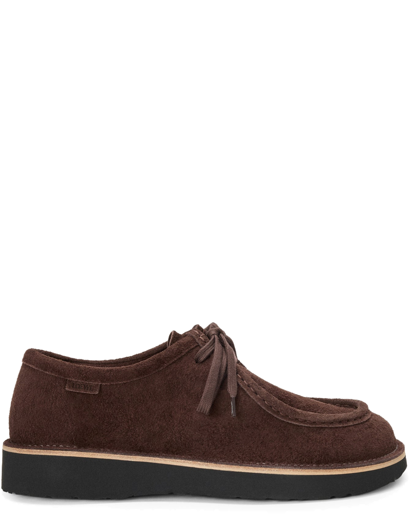 Faro Lace-Up Shoes In Suede Calfskin Loewe – Гарантія оригінальності