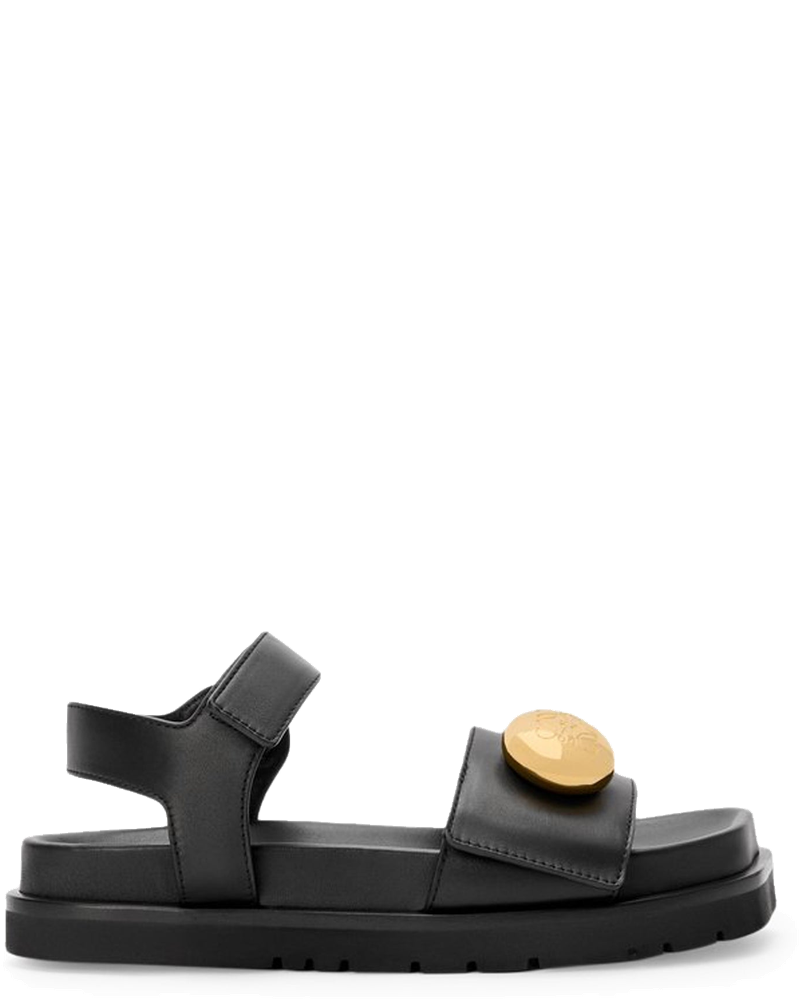 Pebble Sandals With Soft Calfskin Fussbett Sole Loewe оригінал – Купити в Україні