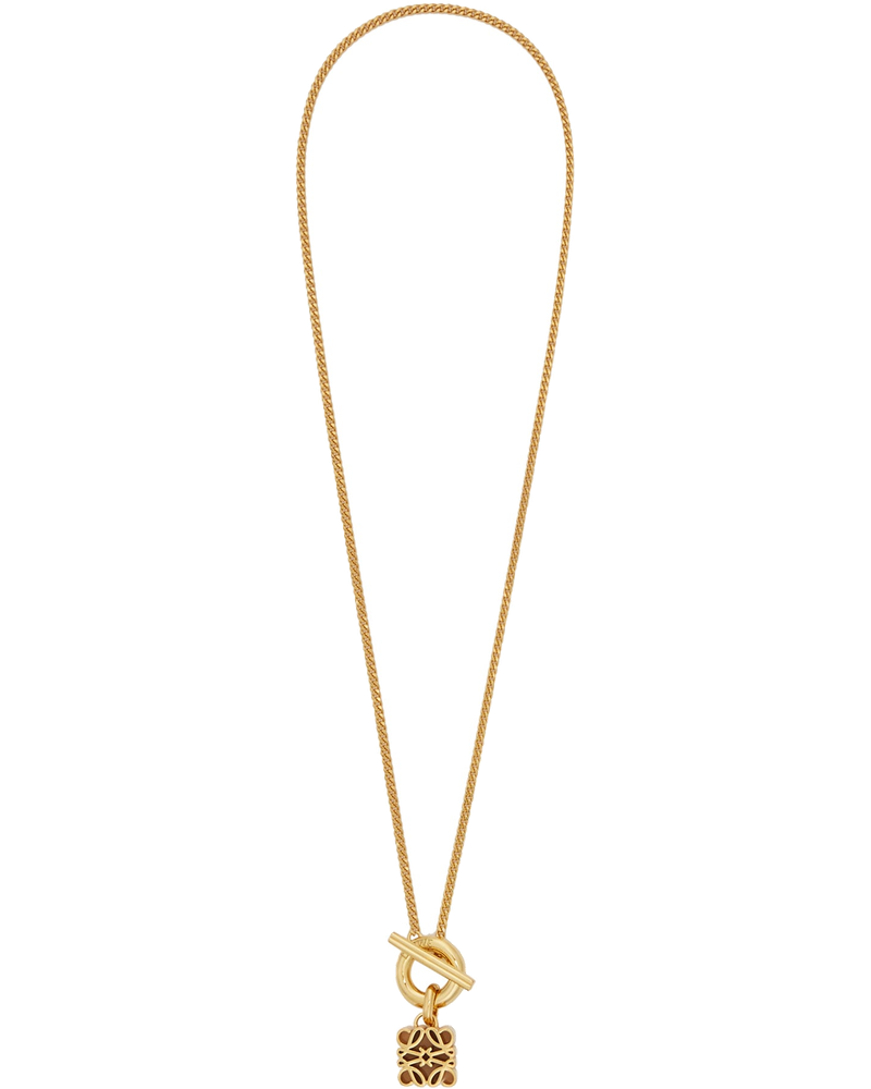 Golden Anagram Necklace Loewe – Гарантія оригінальності