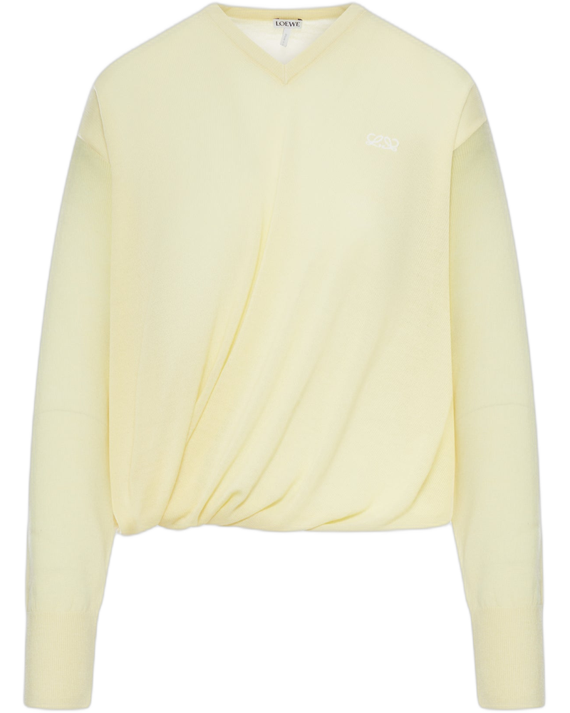 Draped Merino Wool Sweater Loewe – Гарантія оригінальності