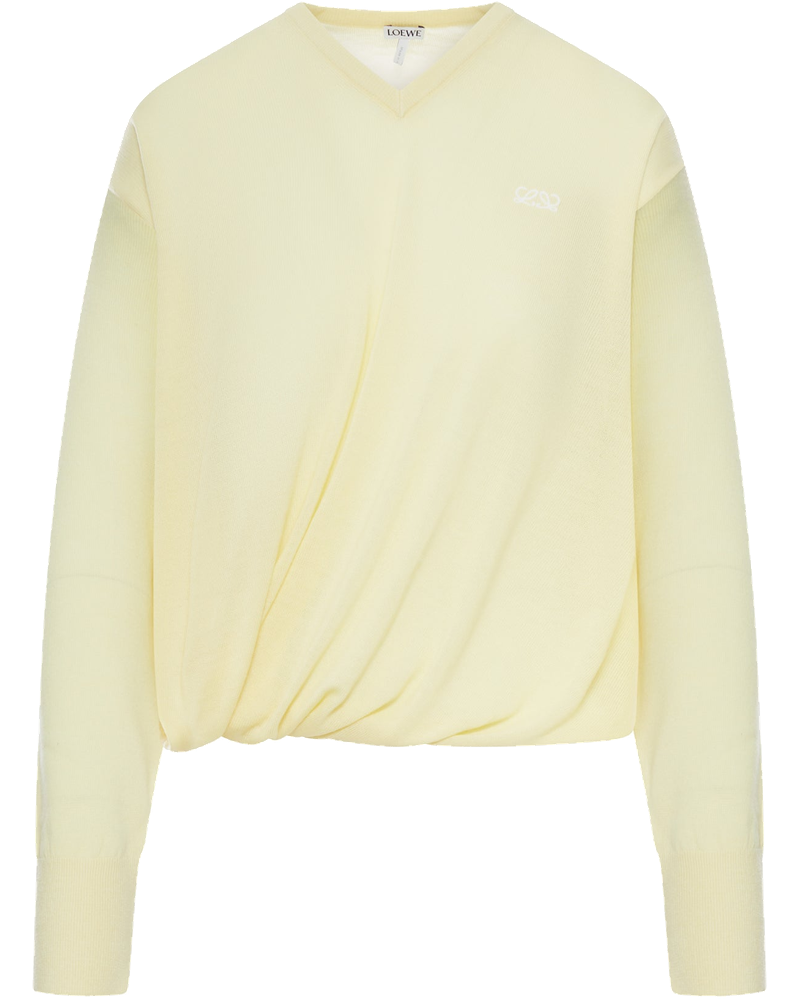 Draped Merino Wool Sweater Loewe – Гарантія оригінальності