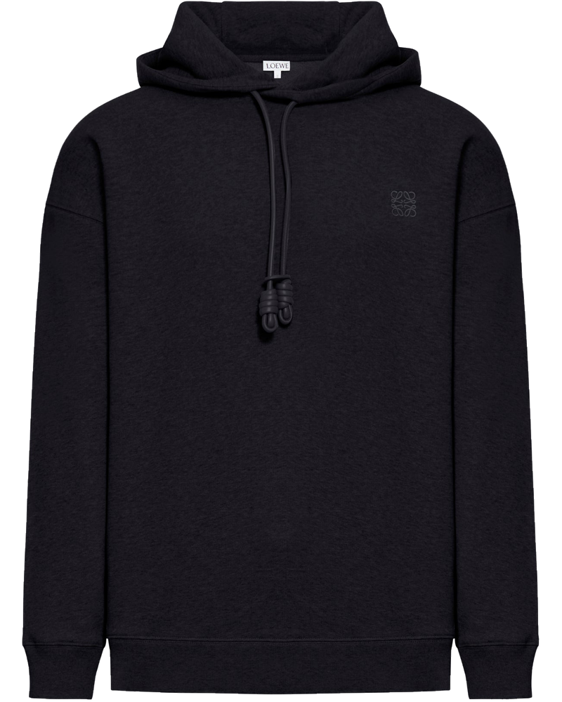 Sweatshirt With Drawstring In Leather And Anagram Loewe оригінал – Купити в Україні