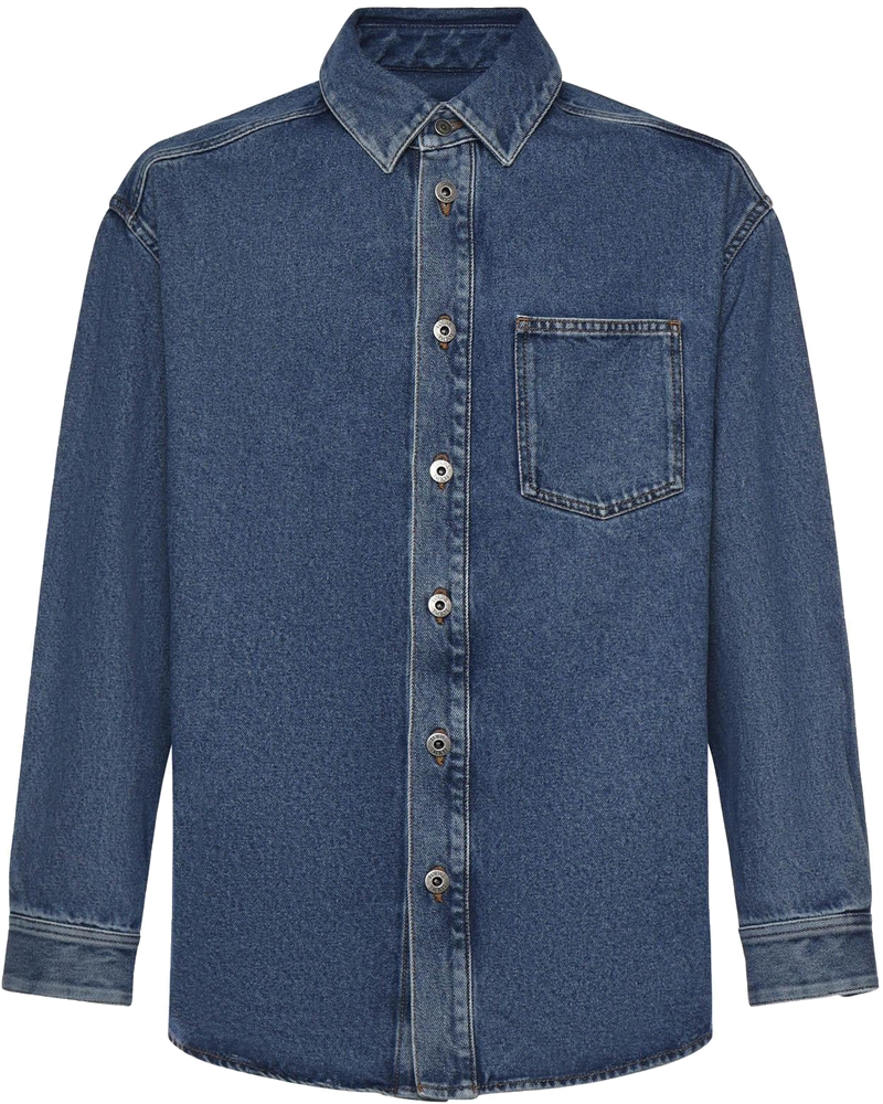Giacca-Camicia Anagram In Denim Loewe оригінал – Купити в Україні