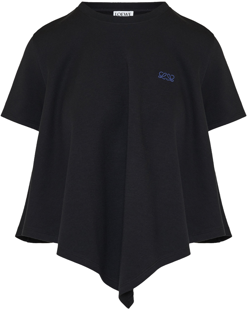 Asymmetric Hem Logo T Shirt Loewe – Гарантія оригінальності