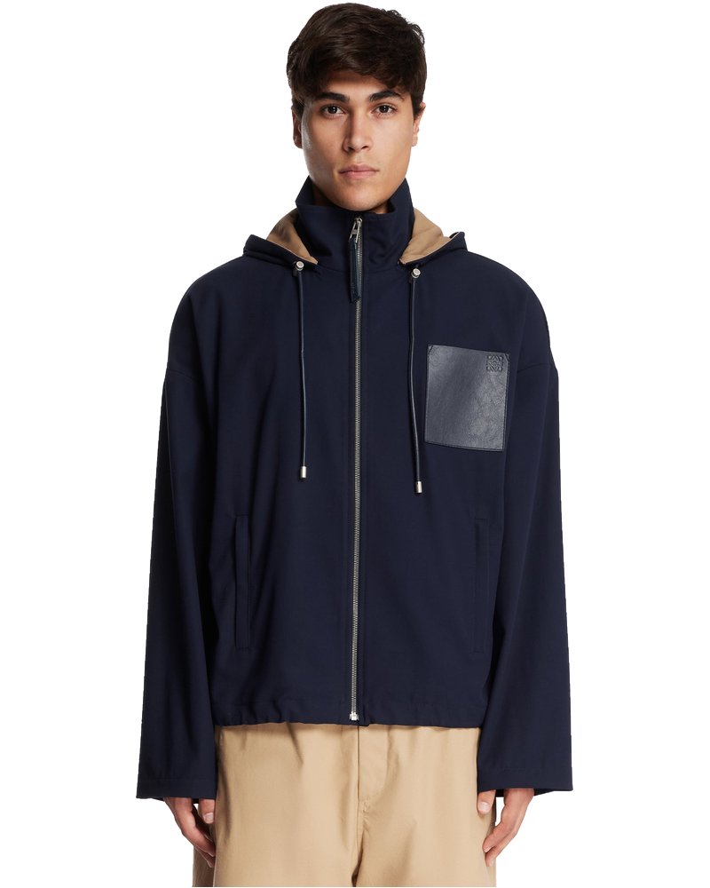 Blue Cotton Hoodie Jacket Loewe – Гарантія оригінальності