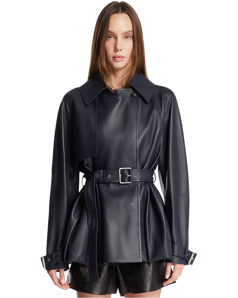 Blue Leather Jacket Loewe – Гарантія оригінальності