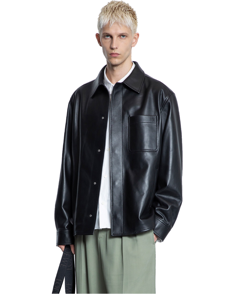 Overshirt In Nappa Lambskin Loewe – Гарантія оригінальності