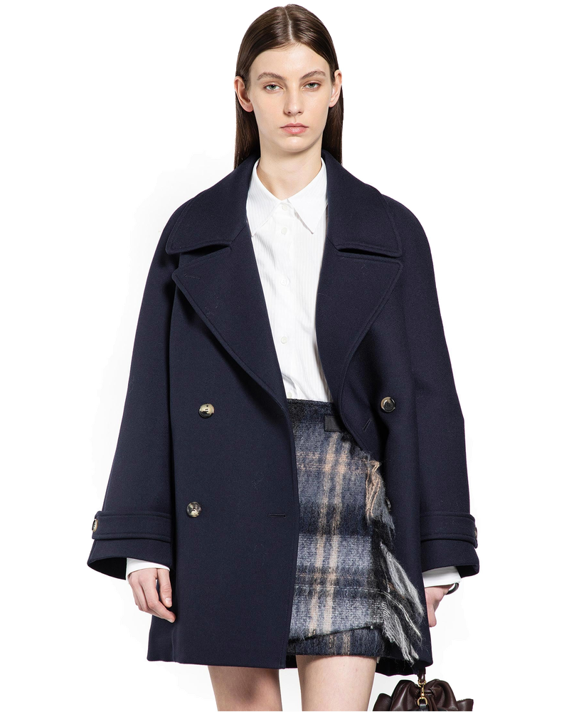 Wool Blend Short Coat Loewe – Гарантія оригінальності