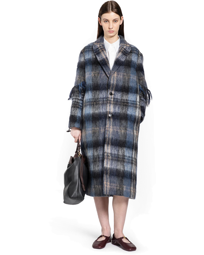 Оригінальна Coat In Mohair And Wool Blend Loewe