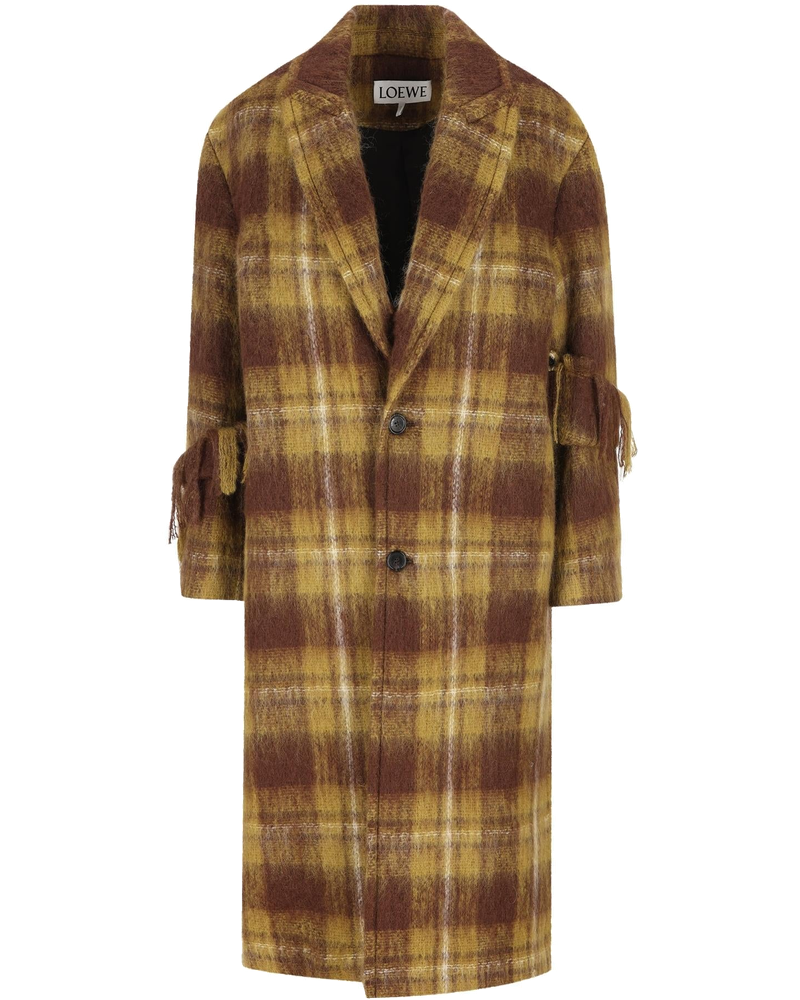 Оригінальна Coat In Mohair And Wool Blend Loewe