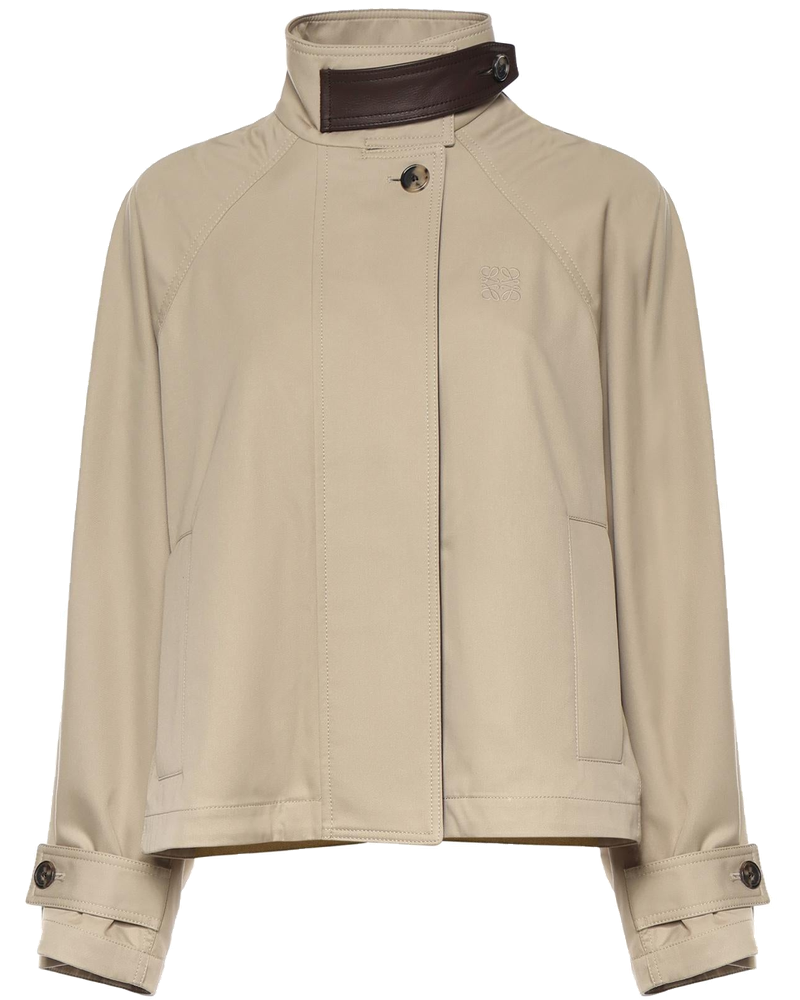 Оригінальна Parka Cropped In Cotone E Seta Loewe