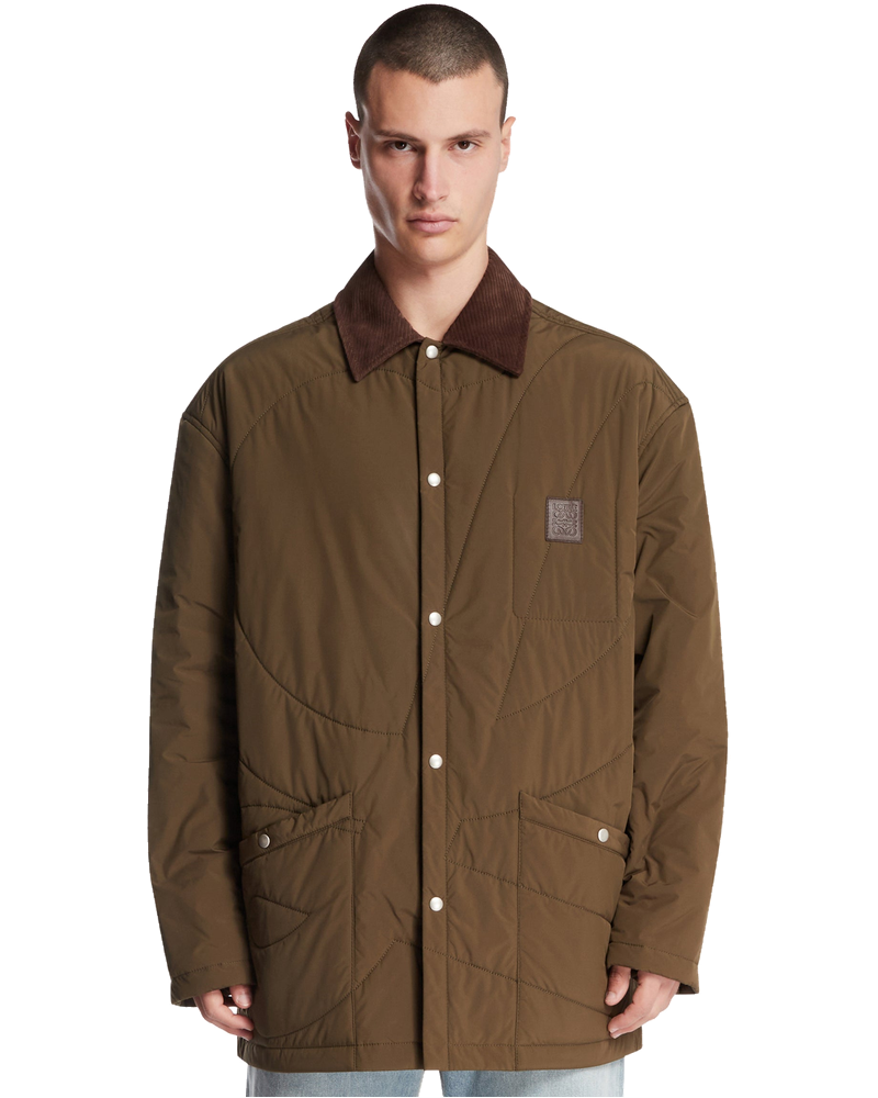 Оригінальна Green Padded Overshirt Loewe