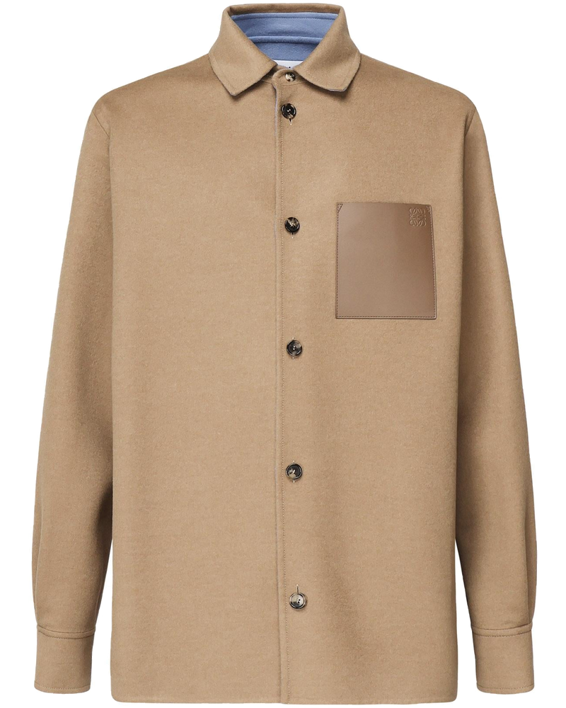 Giacca-Camicia In Lana Vergine E Cashmere Loewe оригінал – Купити в Україні